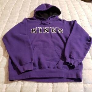 Sacramento Kings Med Purple Hoodie Sweatshirt EUC